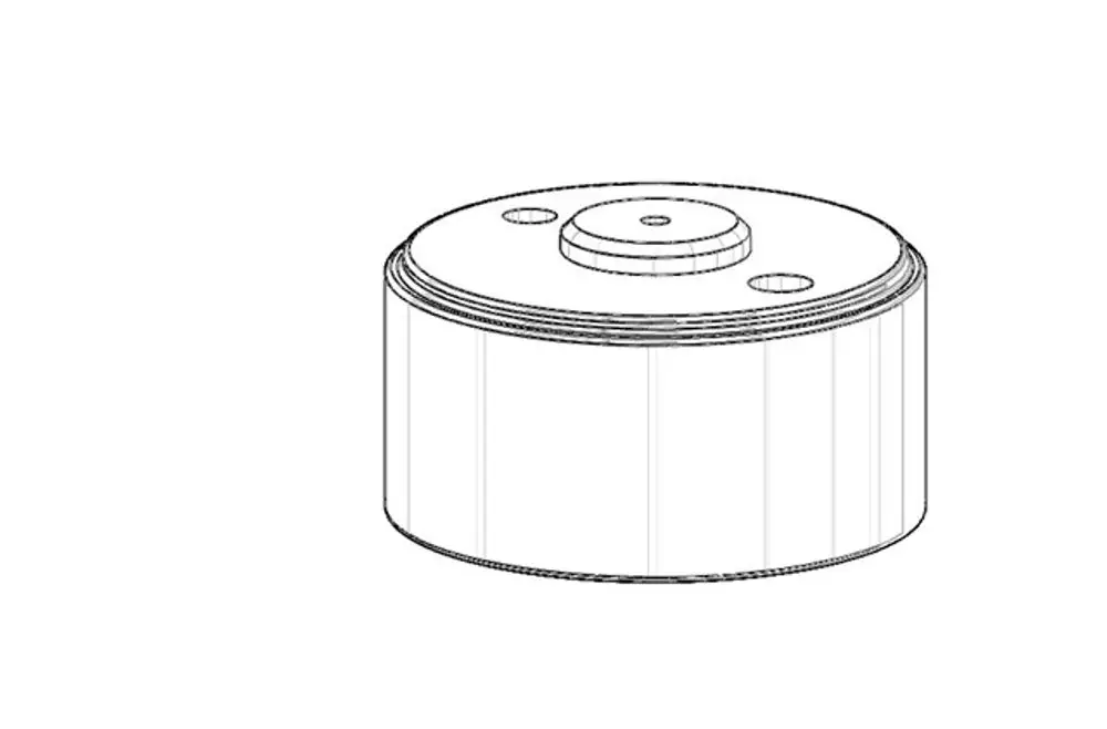 DORNBRACHT Griff für Pressure Balance Valve ERSATZTEILE 092073042 D. 45 x 25 mm Champagne (22kt Gold), 092073042-47 Galeriebild 1
